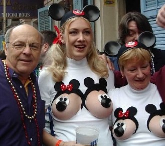 Mickey and Minnie, What a couple of Boobs!!