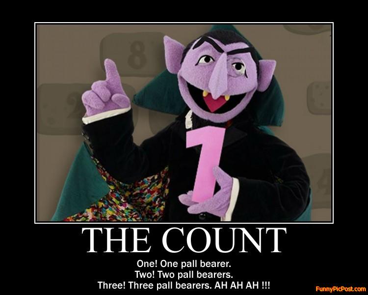 At least I can bloody count !