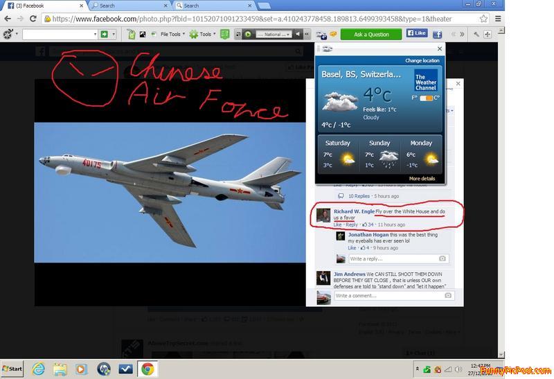 Circled  in  red ... " Fly  over  The  White  Hous