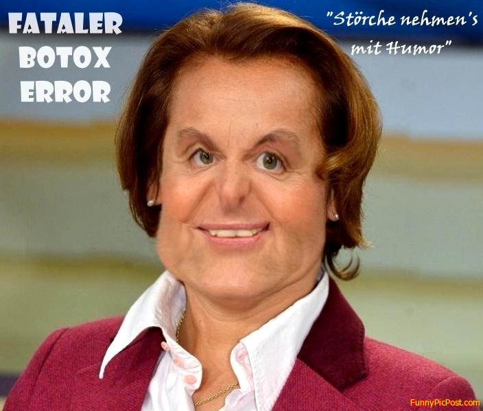 Beatrix von Storch - Fataler Botox Error - Strche nehmen's mit Humor - AfD