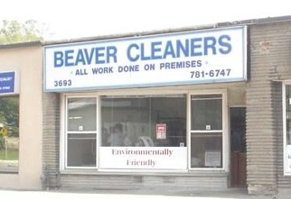 Beavers licked clean here