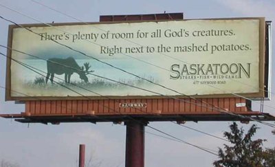 there's plenty of room for all God's creatures