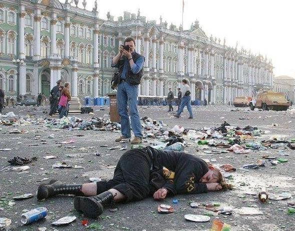 By the fifth day of the garbage worker's strike things started to get a bit ripe