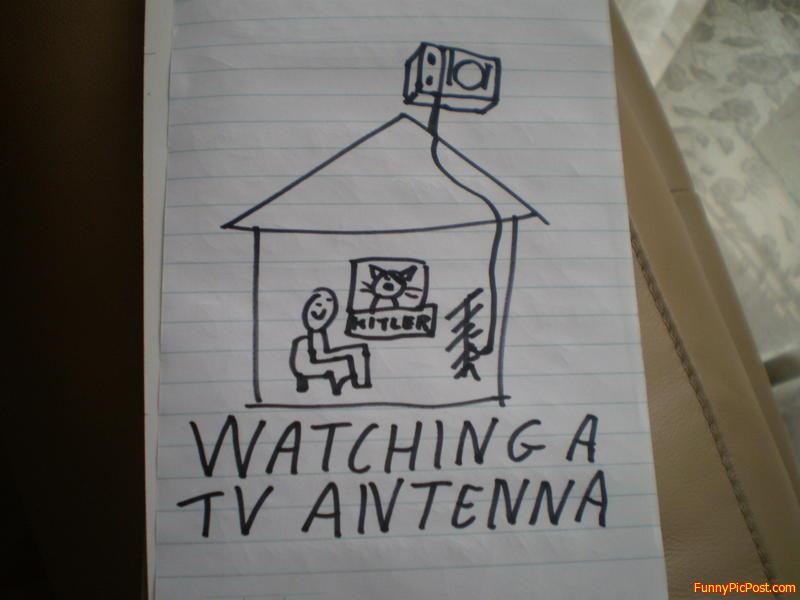 Watching  T V