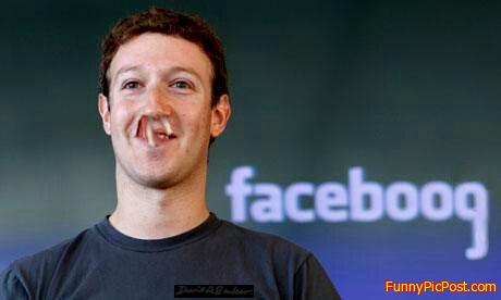 Mark of the Suckerboog of faceboog or Mark Zuckerberg of facebook?