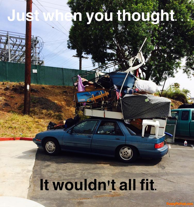 Real men do it in one trip