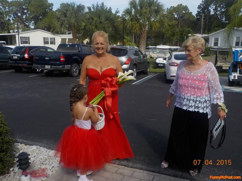 old ladies should not wear strapless dresses